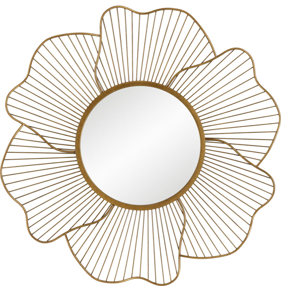 Uttermost 09912 Blossom Gold Floral Mirror