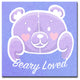 Ready2HangArt 'Beary Loved' Canvas Art, (S) 16" Hx16" W