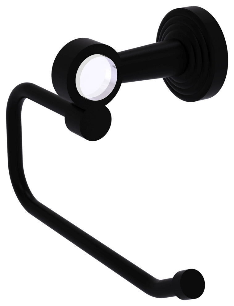 Pacific Beach European Style Toilet Tissue Holder, Matte Black