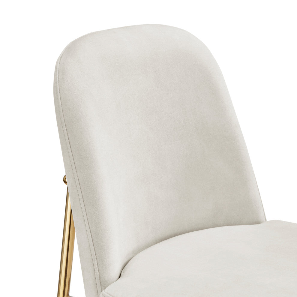 Keisha Counter Stool, Set of 2, Arcadia Cream, Velvet