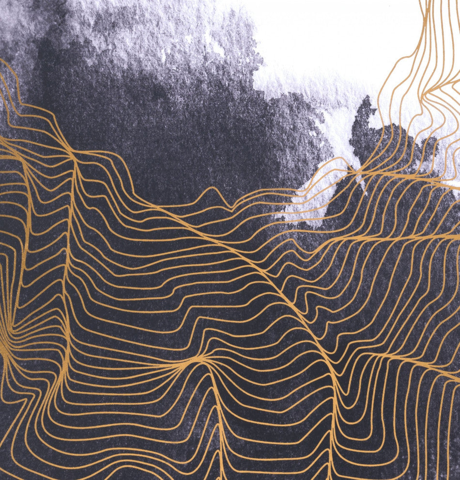 Black and Gold Soul Search Wall Art