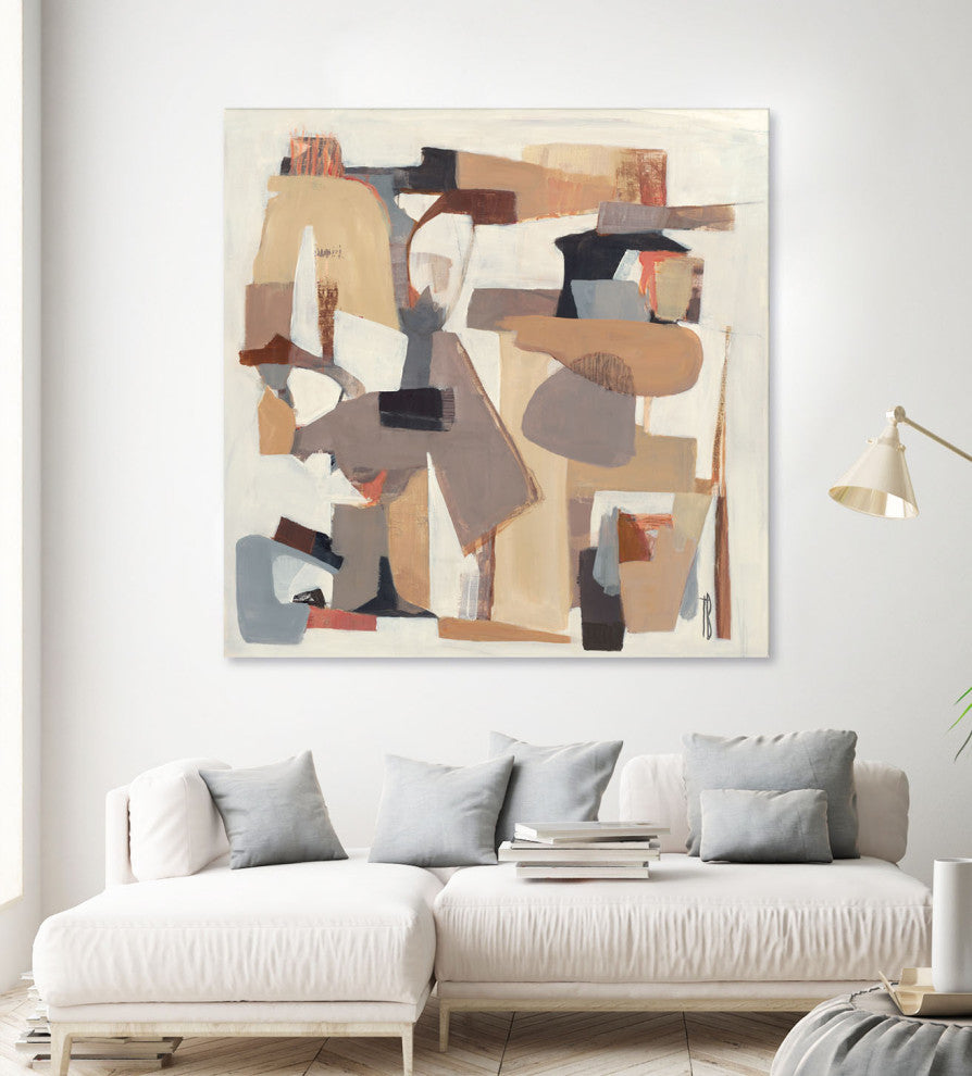 Neutrality - 72 x 72 by Terri Burris