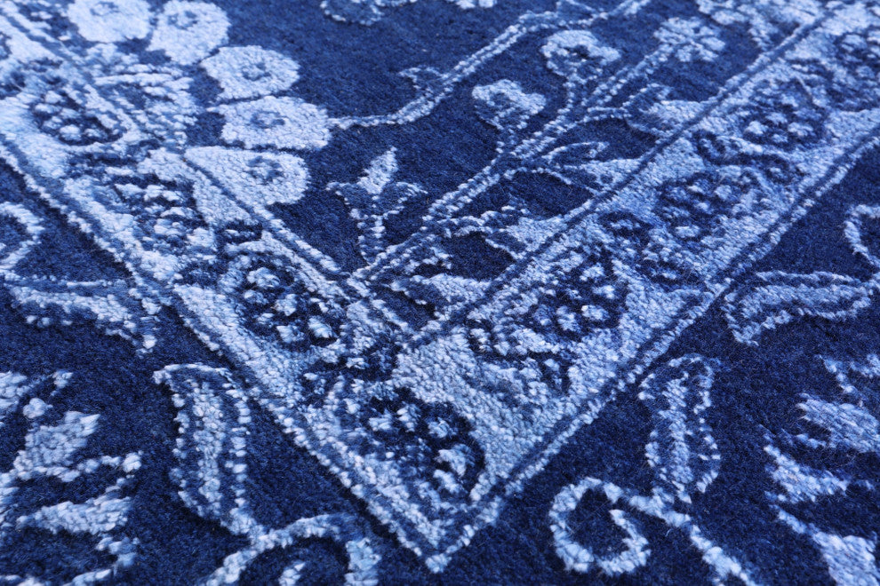 Persian Hand-Knotted Wool & Silk Rug 8' 2" X 10' 1" - Q13693