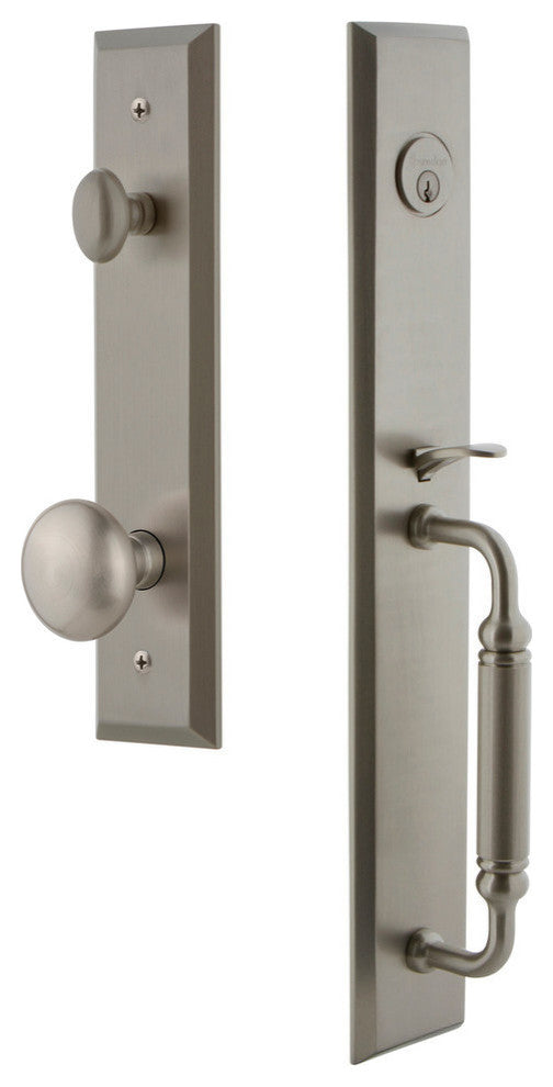 Fifth Avenue 1-Piece Dummy Handleset, C Grip and Fifth Avenue Knob, 849475