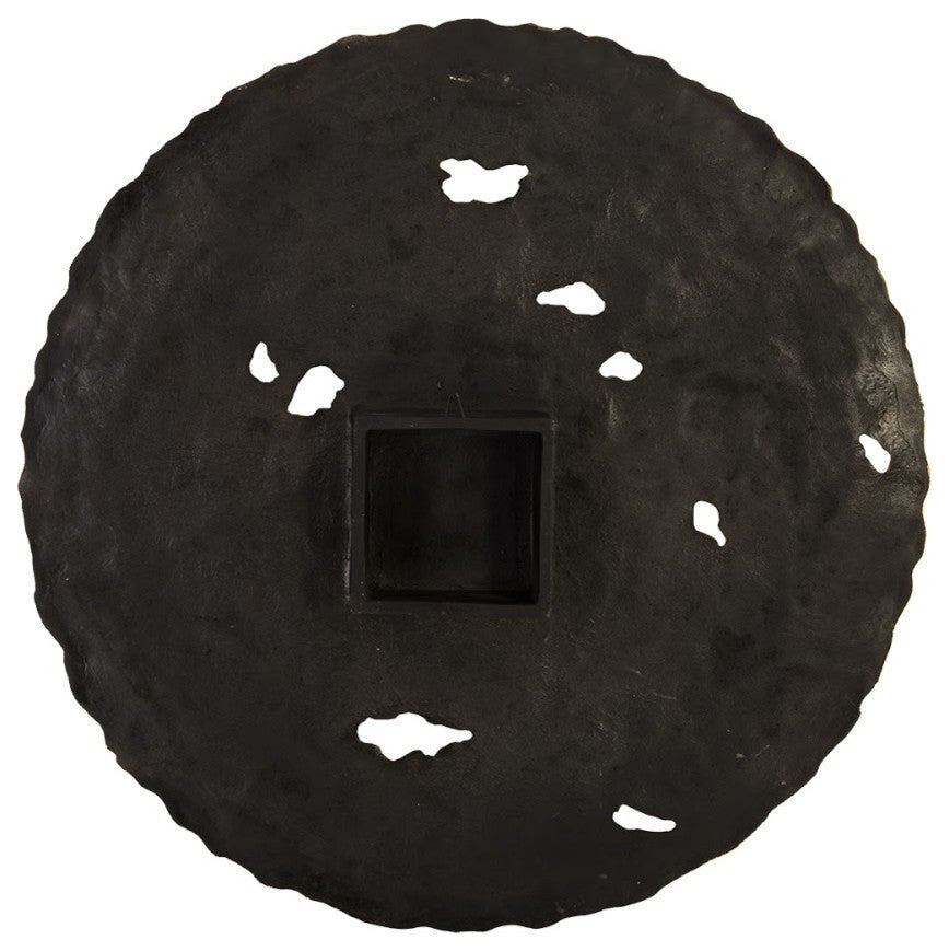 Molten Disc Wall Art, Gold Leaf, Large