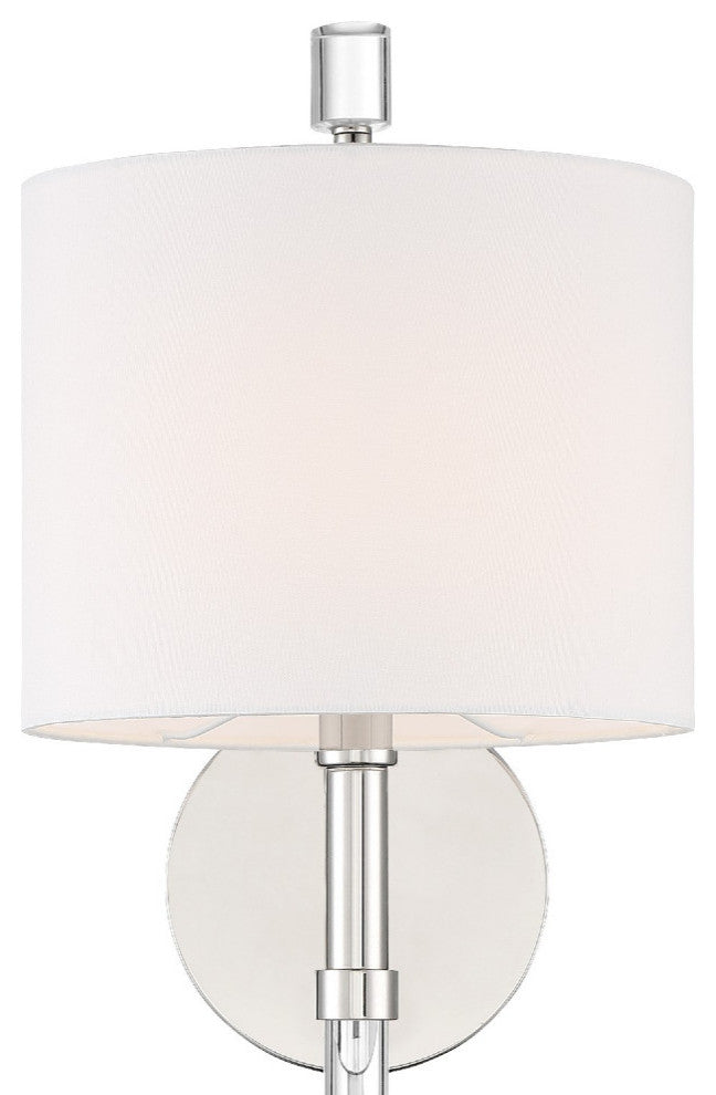 Crystorama Rachel One Light Wall Mount RAC-A3501-PN