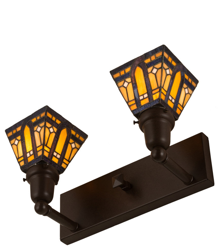 17W Sierra Prairie Mission 2 LT Wall Sconce