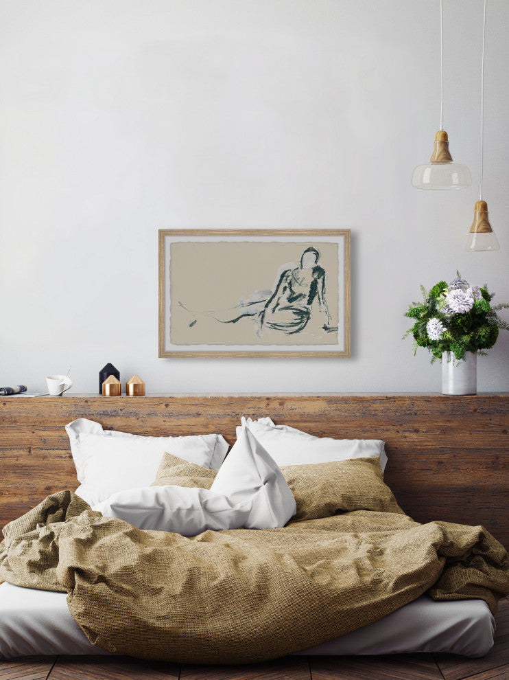 "I'm Gonna Shine" Framed Painting Print, 12x8
