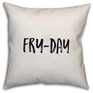 Fry-Day, Throw Pillow, 16"x16"