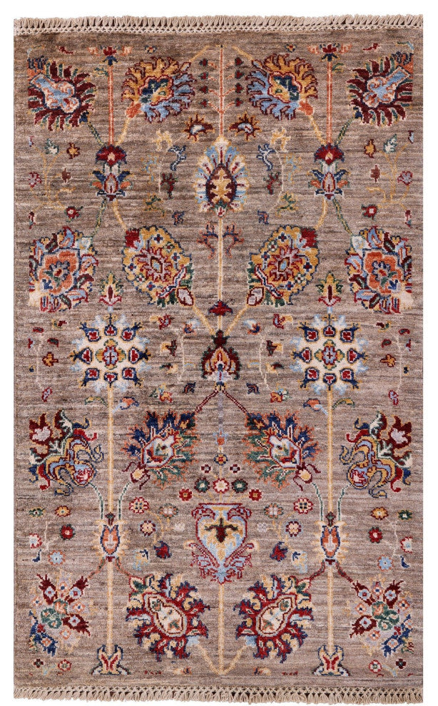 2' 7" X 4' 1" Persian Tabriz Handmade Wool Rug Q8371