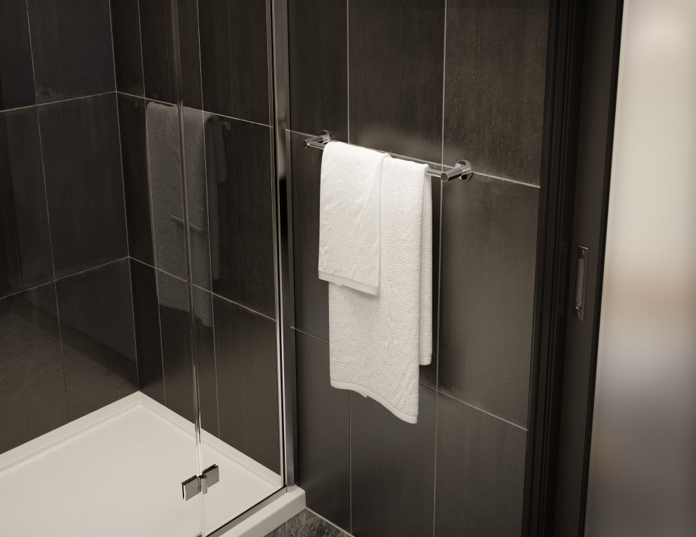Dia 24 Inch Towel Bar with Mounting Hardware, Chrome