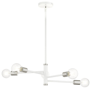 White Modern, Urban, Scandinavian, Chandelier