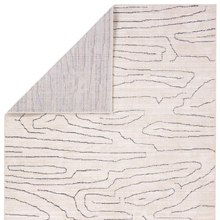 Label J Newlyn EVA01 Abstract Ivory Area Rug, 5'x8'