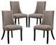 Modern Beige Reverie Dining Side Chair Set of 4