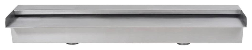 vidaXL Pool Fountain Spillway Waterfall Fountain for Garden Pond Stainless Steel