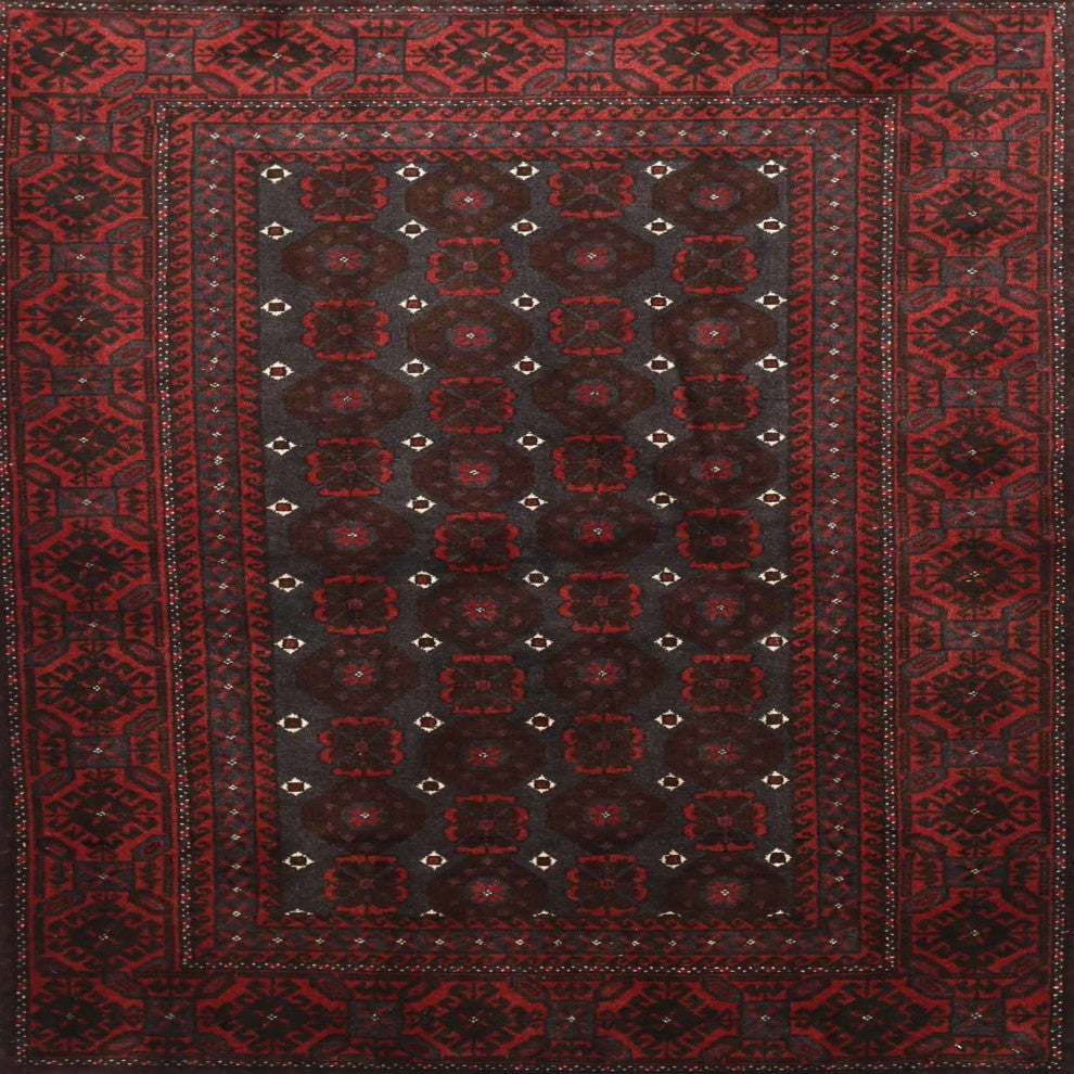 Ahgly Company Indoor Square Traditional Area Rugs, 4' Square
