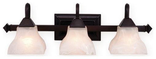 Vaxcel Lighting VL26303 Cardiff 3 Light Bathroom Vanity Light - - Oil Burnished