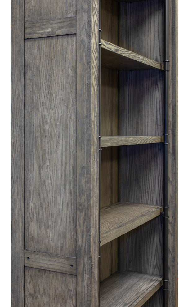 Avondale 8' Tall Wood Bookcase Storage