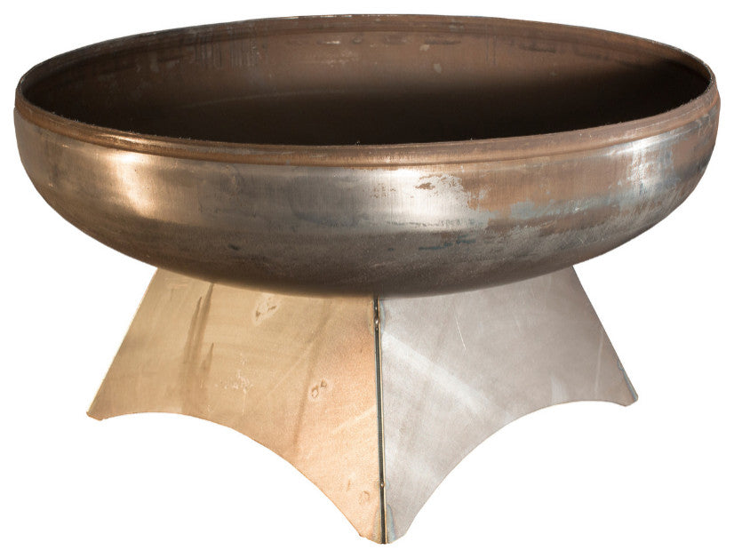 Ohio Flame Liberty Round Steel Fire Pit, 30" Round, Standard Base