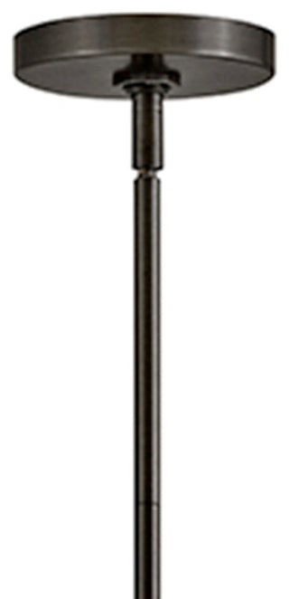 Fredrick Ramond Oberon Large Adjustable Single Tier Chandelier, Black Oxide