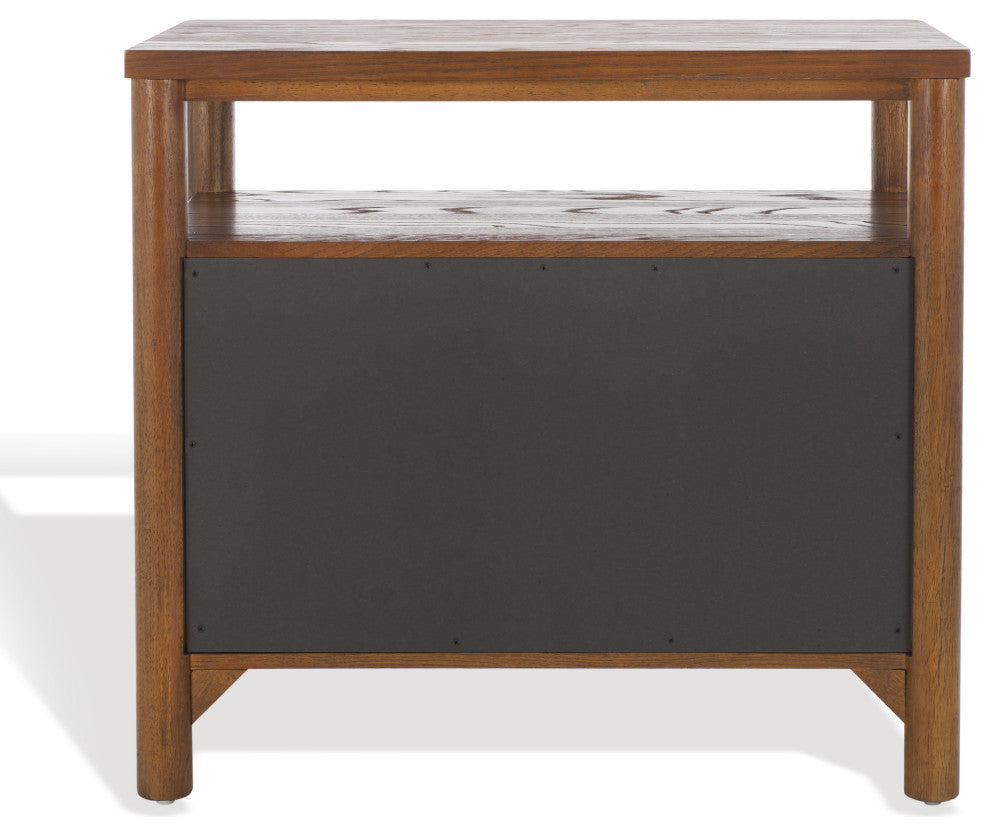 Safavieh Couture Jaylessa Wood Nightstand, Medium Oak