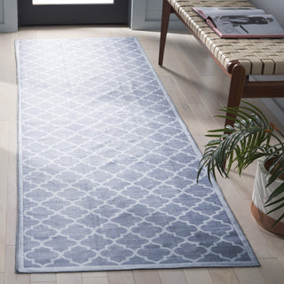 Safavieh Arizona Machine-Washable Collection ARZ172 Rug, Grey/Ivory, 2'6"x8'