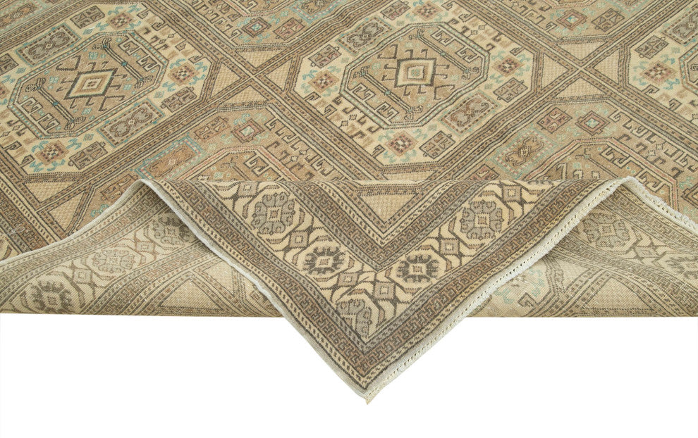 Rug N Carpet - Handwoven Turkish 6' 7'' x 10' 0'' Contemporary Area Rug