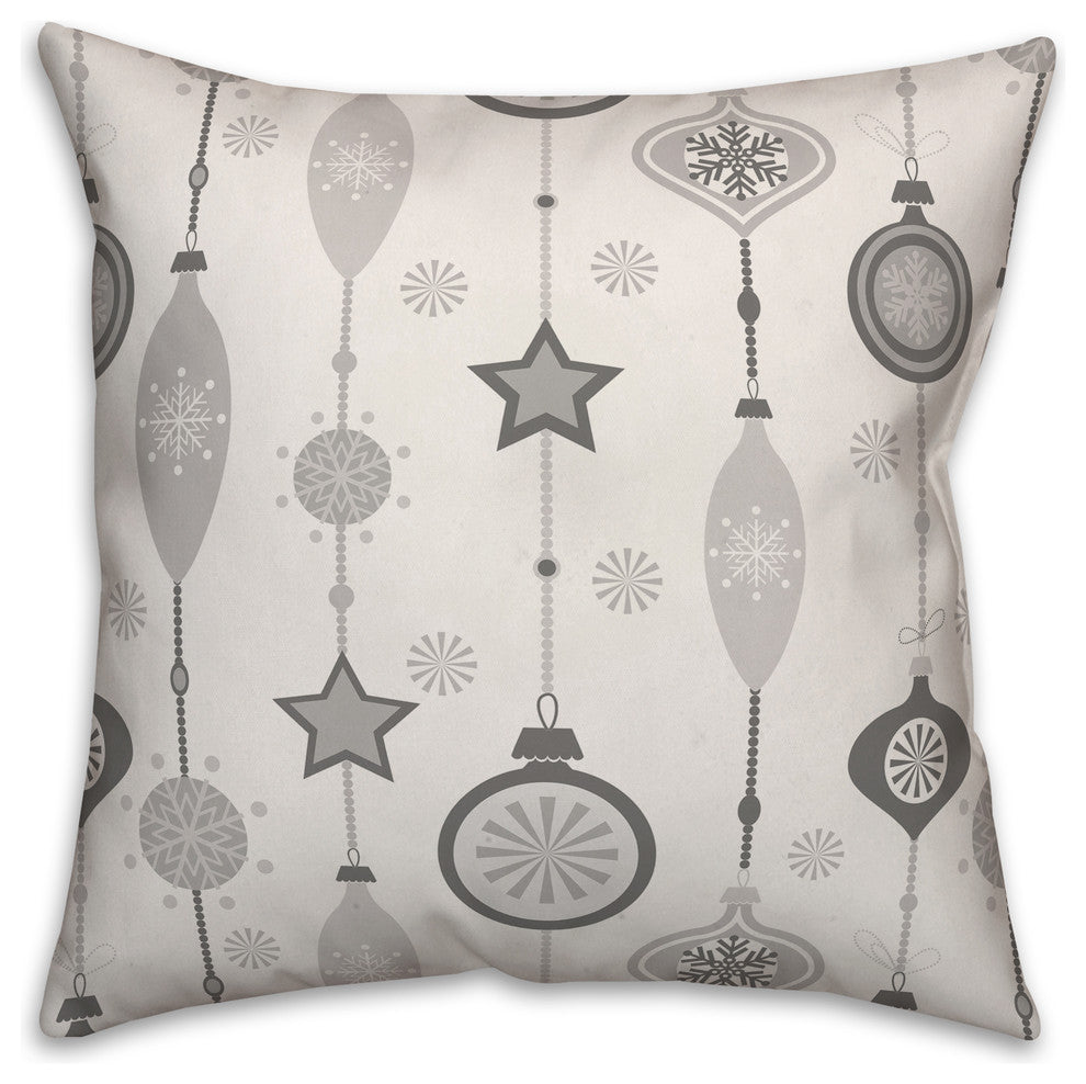Ornament Pattern 20"x20" Throw Pillow