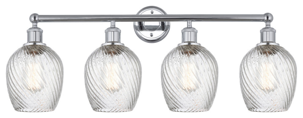Innovations 616-4W-PC-G292 Salina 4 Light Bath Vanity Light, Polished Chrome