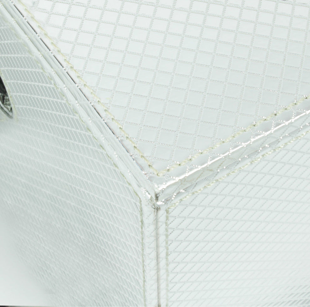 Ecopelle 2263 Laundry Basket/Hamper in White