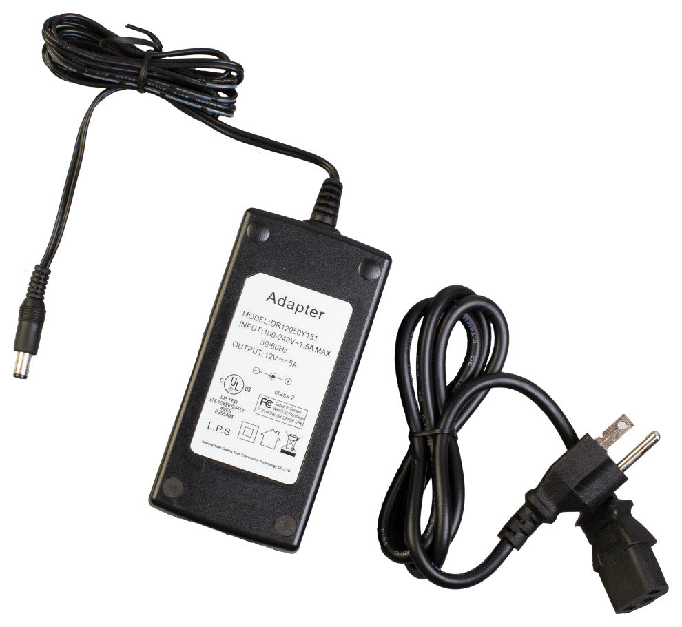 UL listed 12v 5A 60w Class 2 Power supply Driver