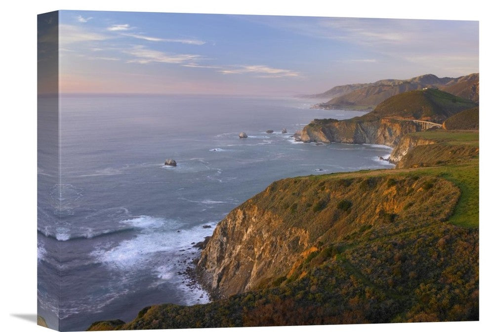 "Bixby Bridge, Big Sur, California" Canvas Giclee by Tim Fitzharris, 16"x12"