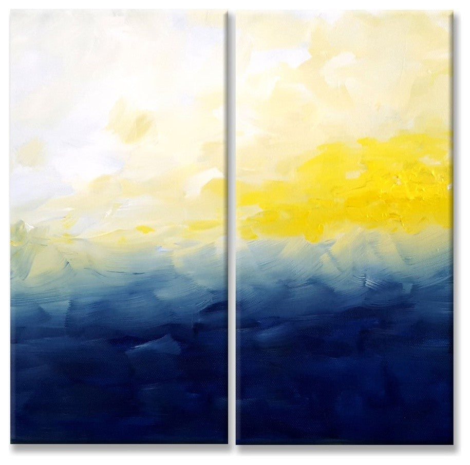 Ready2HangArt 'Good Day for a Sail' Canvas Wall Decor Set, 24"x24" 2-Panels