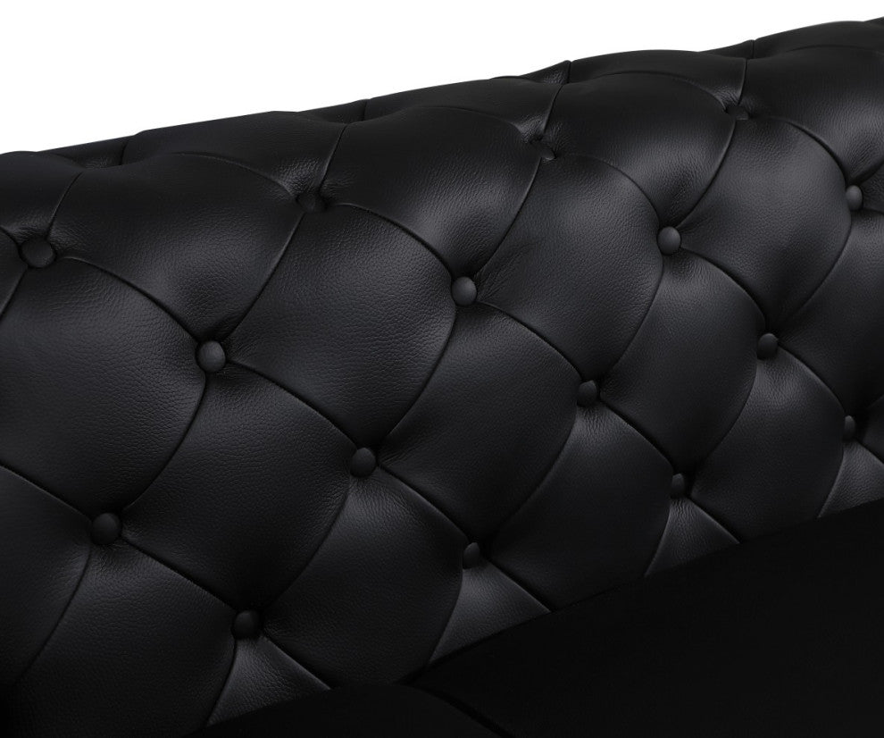 Angelica Italian Leather 2 Chair Set