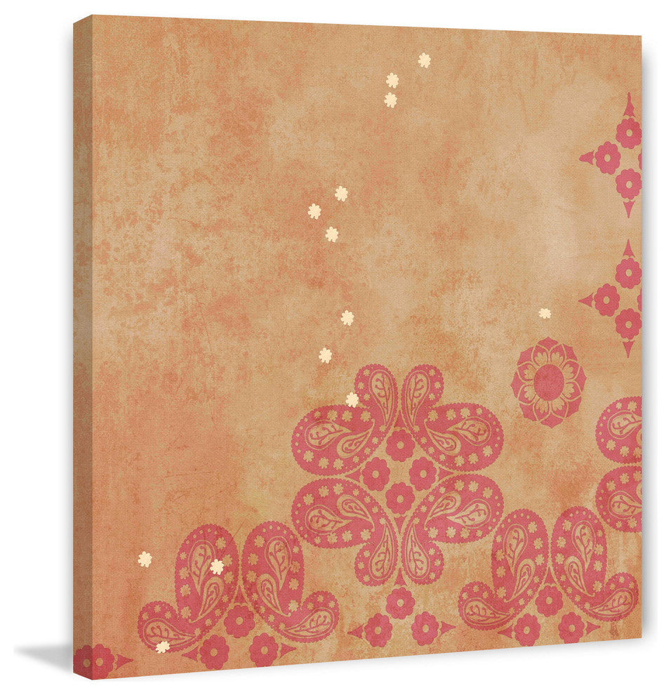 "Damask" Painting Print on Canvas by Evelia