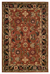 Nourison Tahoe 3'9" x 5'9" Rust Traditional Indoor Area Rug