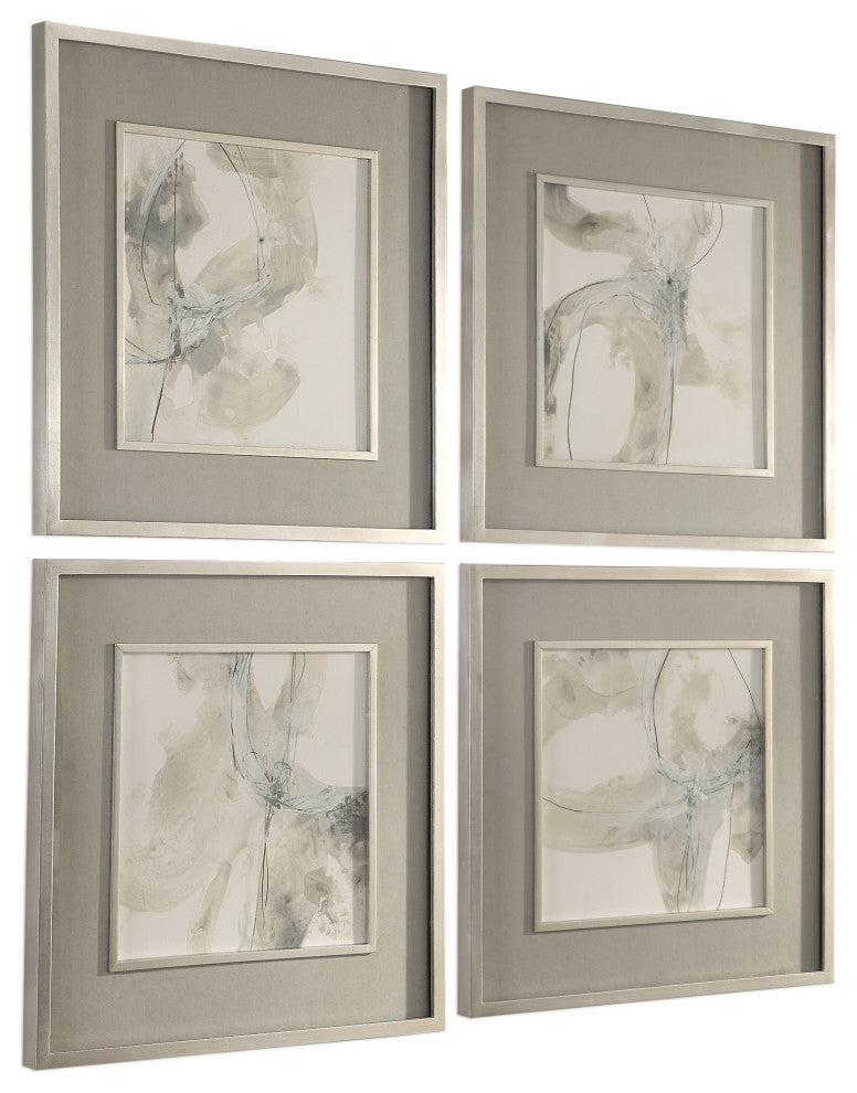 Uttermost 4-Piece Divination Abstract Art Set