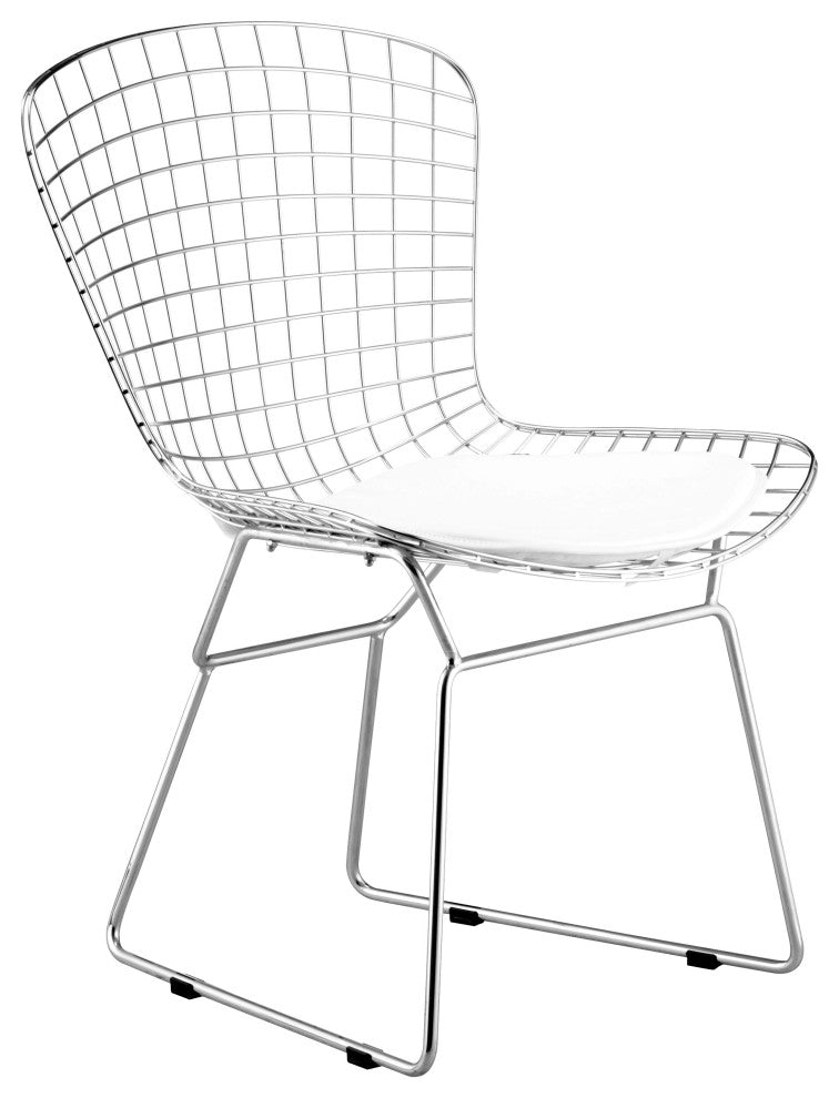 Wire Dining Chair (Set of 2) Chrome