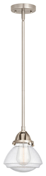 Olean Mini Pendant, Brushed Satin Nickel, Seedy, Seedy