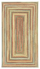 Capel Portland Gold 0346_100 Braided Rugs - 9' 2" X 13' 2" Concentric Rectangle
