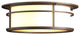 Province Outdoor Flush Mount, Coastal Bronze Finish, Opal Glass