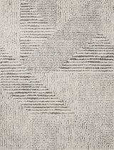 Loloi Levitt Shag Ivory / Grey 2'-7" x 7'-6" Runner Rug