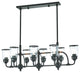 Livex Lighting Lawrenceville Light Linear Chandelier, Bronze