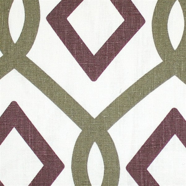 Pillow Decor - Tuscany Linen Sage Diamond Chain Throw Pillow 20X20