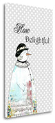 "Snow - Woman In Cloche" By Sarah Ogren, Giclee Print on Gallery Wrap Canvas