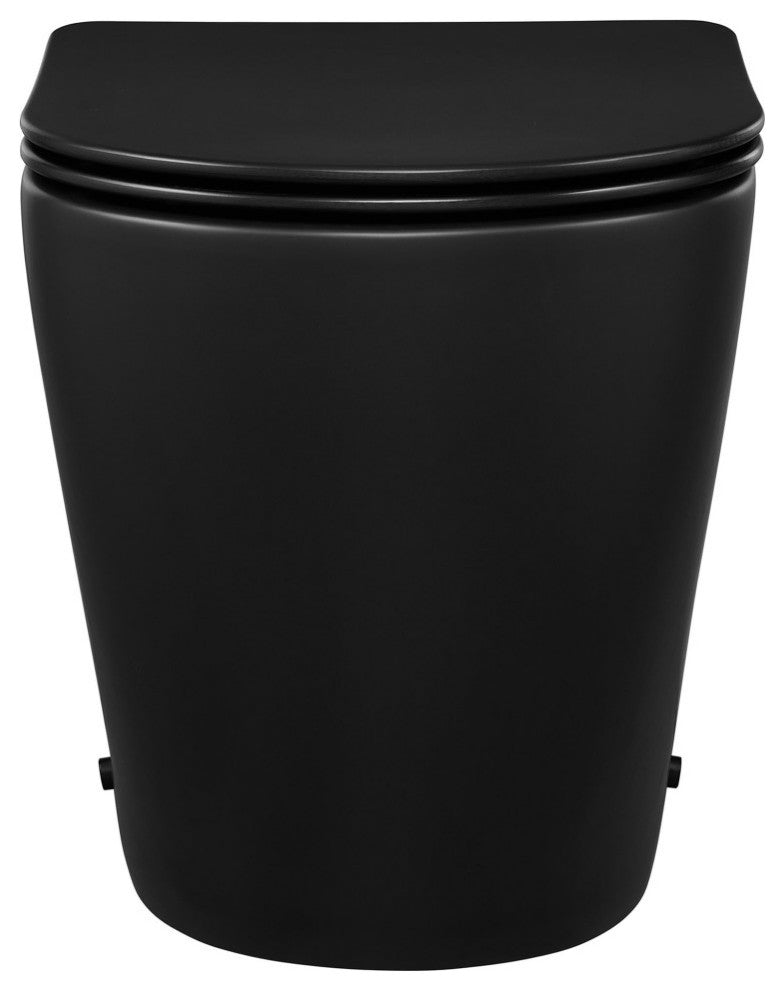 St. Tropez Back to Wall Toilet Bowl, Concealed Tank Not Included, Sm-Wt514mb