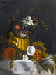 Tile Mural A Still Life Of A Basket Of Flowers Dirck De Bray, 6"x8", Matte
