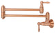Copper Pot Filler Kitchen Faucet Wall-Mounted, Copper