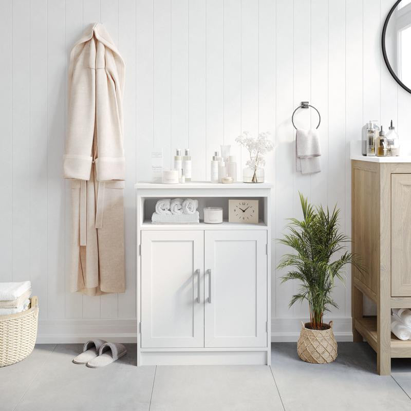Vega Bathroom Storage Cabinet Organizer, White