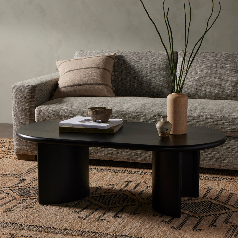 Paden Coffee Table-Aged Black Acacia